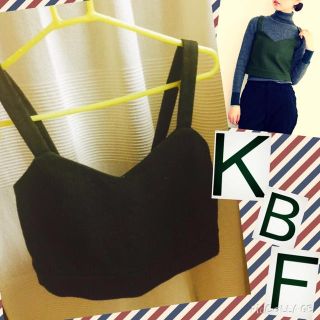 ケービーエフ(KBF)のKBF＊ビスチェ＊新品未使用(シャツ/ブラウス(半袖/袖なし))