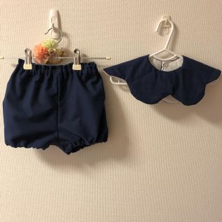 かぼちゃパンツとスタイのセット(パンツ)