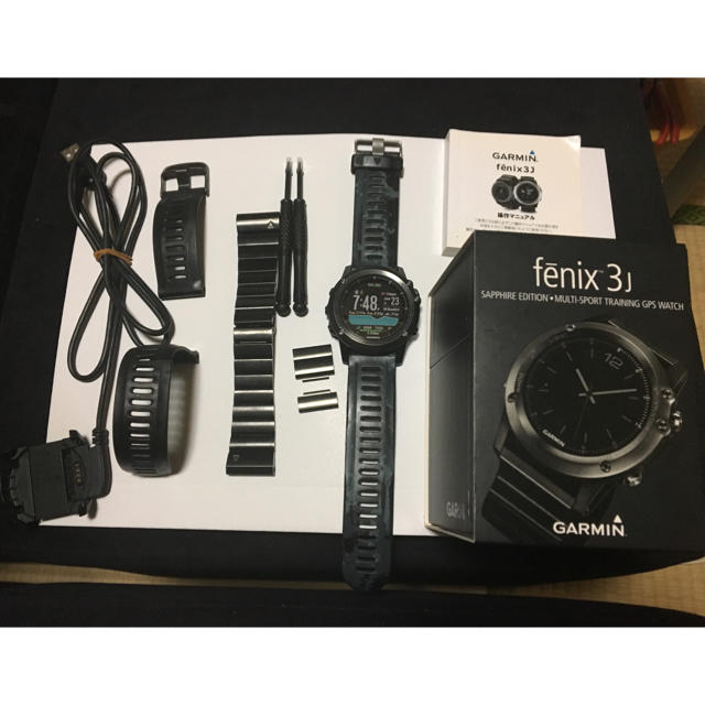 スポーツ/アウトドアGARMIN fenix3J sapphire