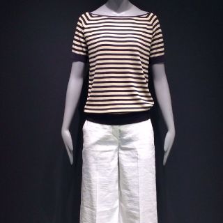 セオリー(Theory)の（美品）　Theory　セオリー　半袖　セーター　ニット　レディース(ニット/セーター)