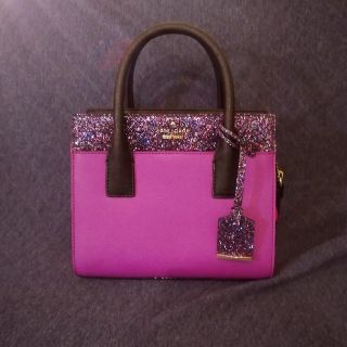 ケイトスペードニューヨーク(kate spade new york)の【美品】kate spade♡キャメロンストリート♡グリッター(ハンドバッグ)