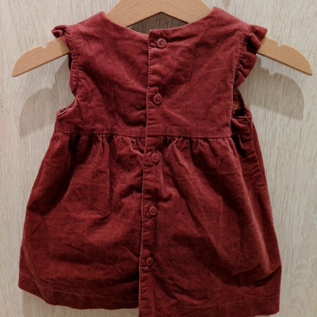 ZARA KIDS(ザラキッズ)の値下げ♡ZARAmini♡コーデュロイワンピース キッズ/ベビー/マタニティのベビー服(~85cm)(ロンパース)の商品写真