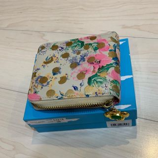 ツモリチサト(TSUMORI CHISATO)のツモリチサト ドットフラワーネコ 二つ折り財布(折り財布)