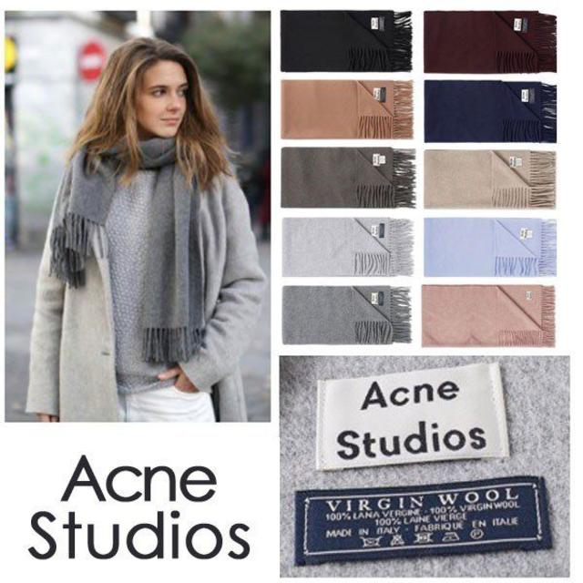 ACNE(アクネ)の☆新品☆旧タグ☆全10色 Acne Studios アクネ レディース マフラー レディースのファッション小物(マフラー/ショール)の商品写真