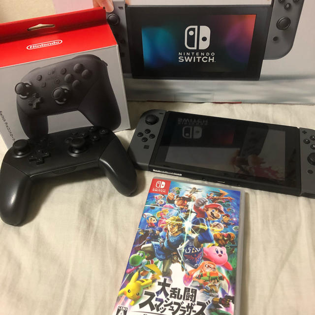 ニンテンドースイッチ＋スマブラsq＋プロコン