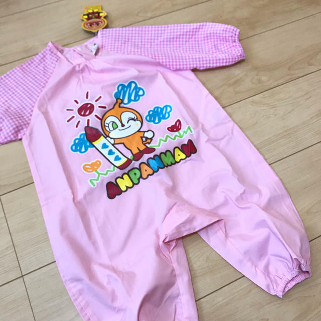 BANDAI(バンダイ)の新品＊ドキンちゃんのスモック キッズ/ベビー/マタニティのキッズ服女の子用(90cm~)(その他)の商品写真