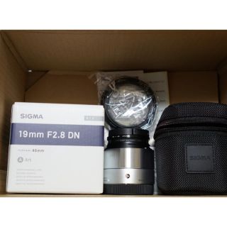 シグマ(SIGMA)の【はな様専用】シグマ 19mm F2.8 DN シルバー ソニーEマウント (レンズ(単焦点))