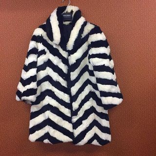 moussy マウジー ラビット ファー コート