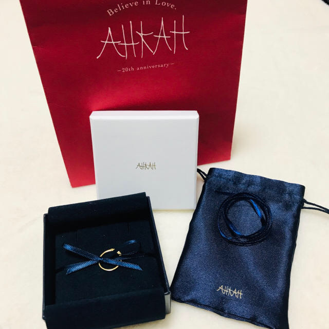 AHKAH - アーカーエメピンキーリングの通販 by おまる's shop