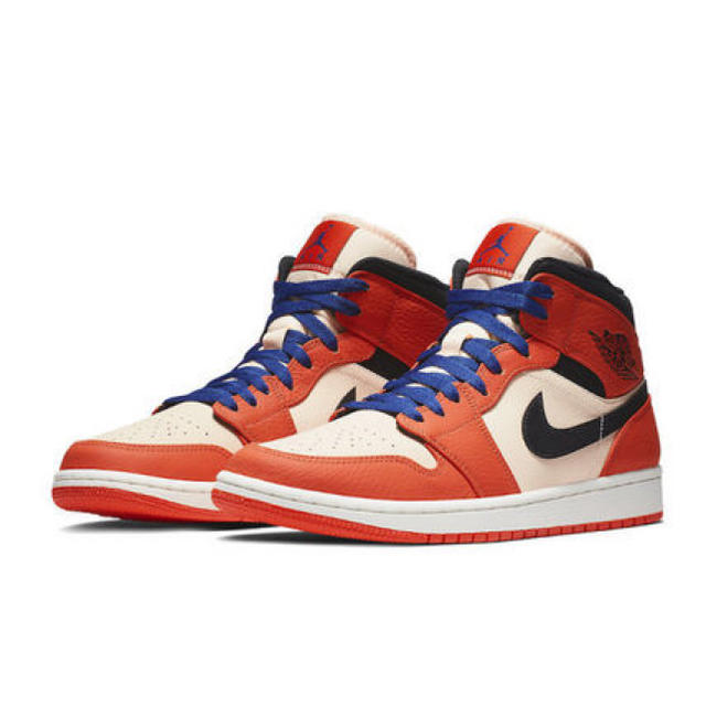 NIKE AIR JORDAN 1 MID SE オレンジ 28.0cm