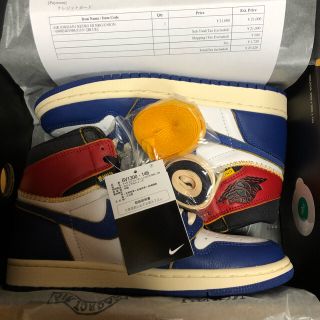 ナイキ(NIKE)の24.5cm Jordan 1 RetroHigh Union Bluetoe (スニーカー)