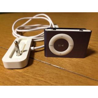 アップル(Apple)のiPod shuffle 1GB purple MB233J/A(ポータブルプレーヤー)