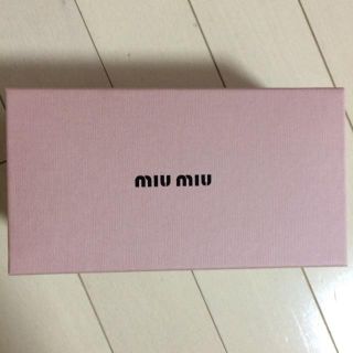 ミュウミュウ(miumiu)のMIU MIU 箱のみ(その他)