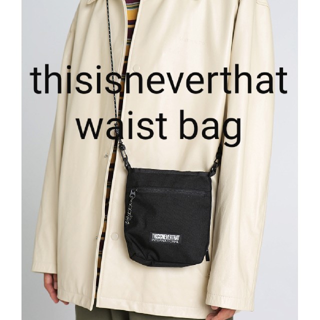 thisisneverthat logo waist bag ショルダーバッグ