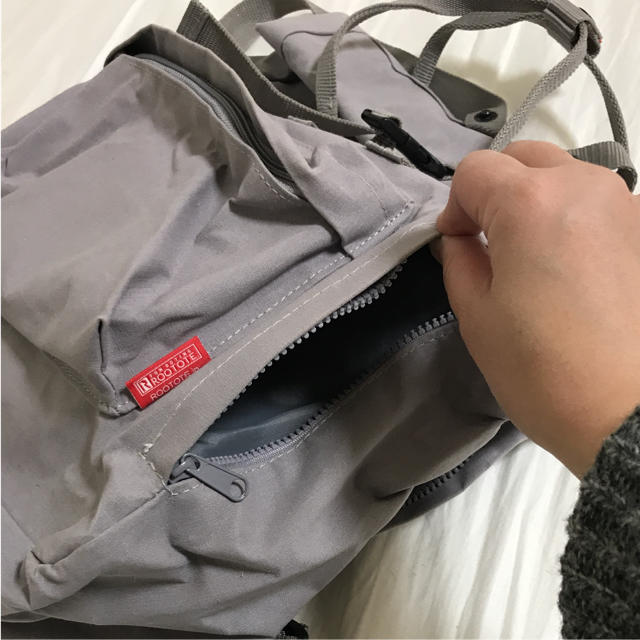 ROOTOTE(ルートート)のトーコさま専用☆ROOTOTE リュック グレー レディースのバッグ(リュック/バックパック)の商品写真