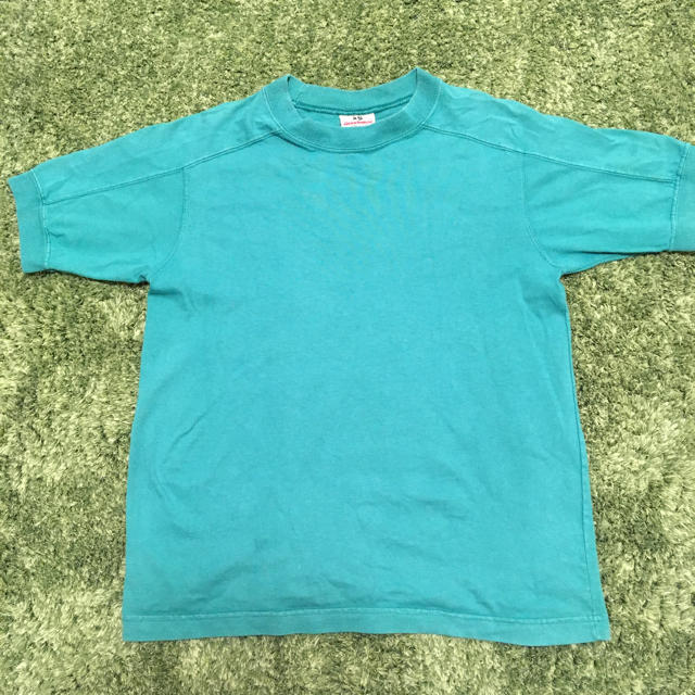 Goodwear◆リブTシャツ XS エメラルドグリーン【中古】 メンズのトップス(Tシャツ/カットソー(半袖/袖なし))の商品写真