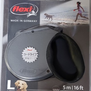 flexi   コードタイプ 伸縮リード 5m Lサイズ グレー 


(犬)