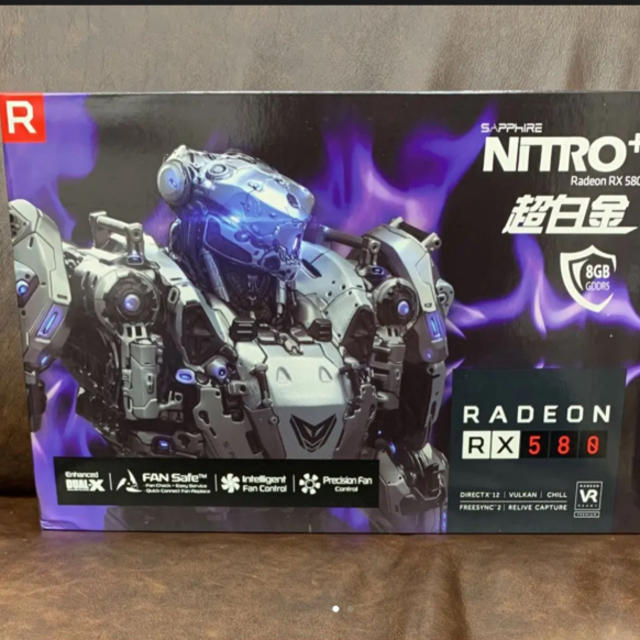【新品未開封】RADEON RX 580 NITRO 8G グラフィックボード