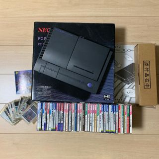 エヌイーシー(NEC)の激レア完動品 PCエンジンDUO&アスキースティック ソフト51本 天の声バンク(家庭用ゲーム機本体)