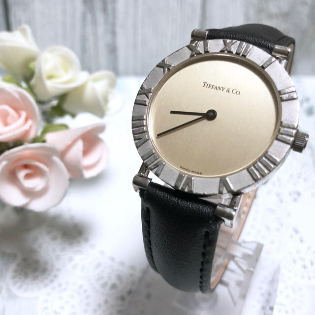 Tiffany & Co.(ティファニー)の【動作OK】TIFFANY&Co ティファニー アトラス 腕時計 メンズ メンズの時計(腕時計(アナログ))の商品写真