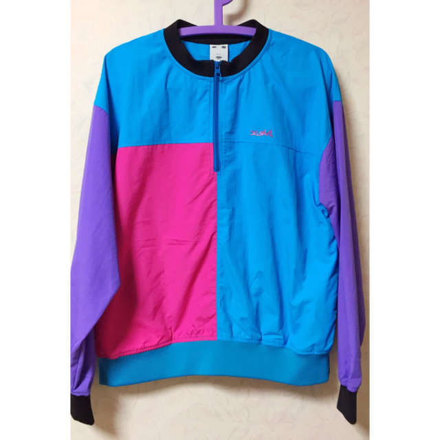 X-girl(エックスガール)のプー様専用★ HALF ZIP CRAZY COLOR TOP レディースのトップス(その他)の商品写真