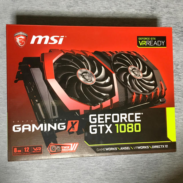 専用 GTX 1080 GAMING X 8G グラフィックボード