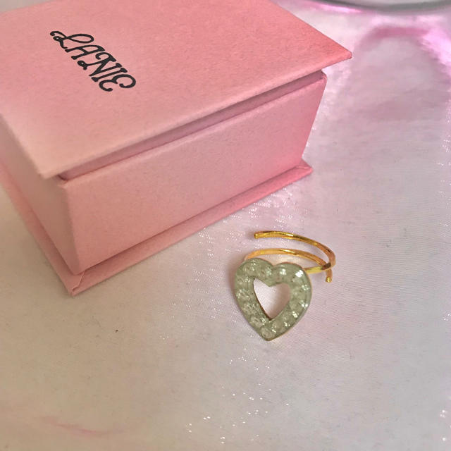 CANNABIS LADIES(カンナビス レディース)のLANIE vintage glass heart ring レディースのアクセサリー(リング(指輪))の商品写真
