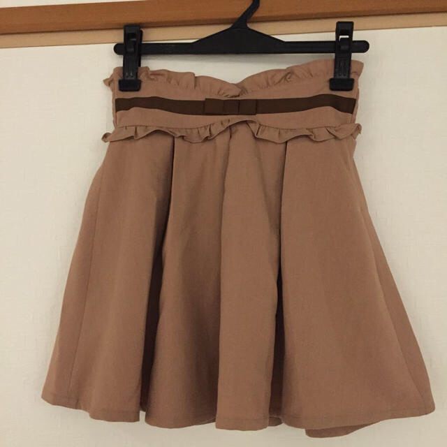 Ank Rouge(アンクルージュ)のアンクルージュ☆リボンフレアスカート レディースのスカート(ミニスカート)の商品写真