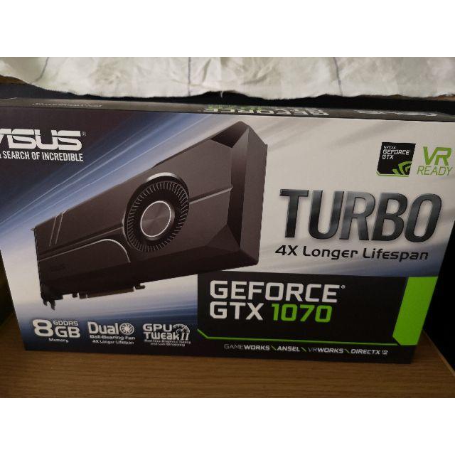 ASUS GeForce GTX1070 TURBO-GTX1070-8G256bitビデオメモリ