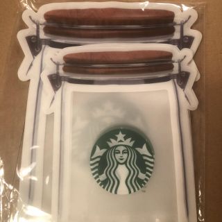 スターバックスコーヒー(Starbucks Coffee)のスターバックス ジッパーバッグ 6枚入り(ノベルティグッズ)