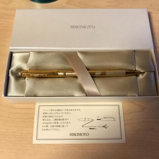 ミキモト(MIKIMOTO)の【非売品】MIKIMOTO パール付きボールペン(ペン/マーカー)