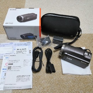 ソニー(SONY)の【Mei様専用】未使用SONY ソニー ビデオカメラ HDR-CX680ブラウン(ビデオカメラ)