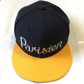 メゾンキツネ(MAISON KITSUNE')のKitsune Parisien キャップ 黄色(キャップ)