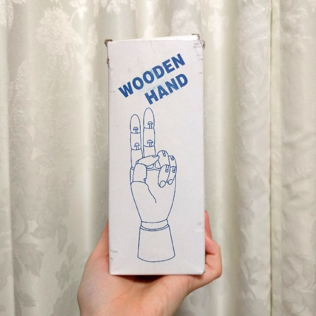 WOODEN HAND モデルハンド 美術 モチーフ エンタメ/ホビーの美術品/アンティーク(彫刻/オブジェ)の商品写真