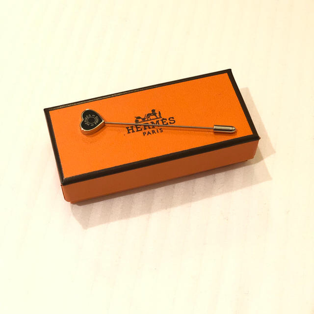 HERMES エルメス ハート ピンブローチ ハットピン セリエハート