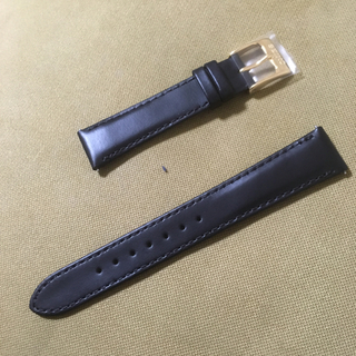 セイコー(SEIKO)の(新品未使用)SEIKO 黒革ベルト(腕時計)