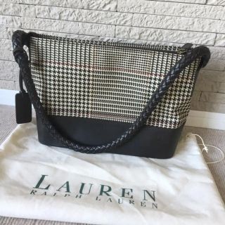 ラルフローレン(Ralph Lauren)の※値下げ!!ラルフローレン♡ヴィンテージ ブラウンチェックショルダーバッグ(ショルダーバッグ)