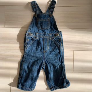 オールドネイビー(Old Navy)のoldnavy オーバーオール デニム ズボン サイズ70 6m 9m 12m(ロンパース)