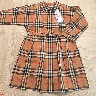 バーバリー(BURBERRY)の【19790404様ご専用】バーバリー ヴィンテージチェックドレス 3y(ワンピース)