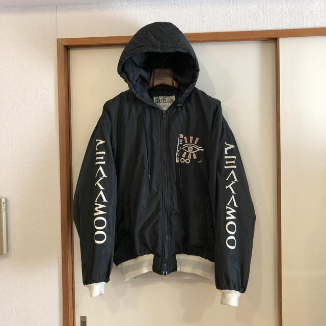 POWELL(パウエル)の90s ビンテージ peakaboo でかロゴ オーバーサイズ ナイロン JK メンズのジャケット/アウター(ダウンジャケット)の商品写真