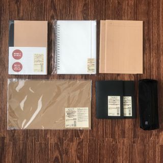 ムジルシリョウヒン(MUJI (無印良品))の無印良品 ノート 家計簿 新書本カバー ペンケース(ノート/メモ帳/ふせん)