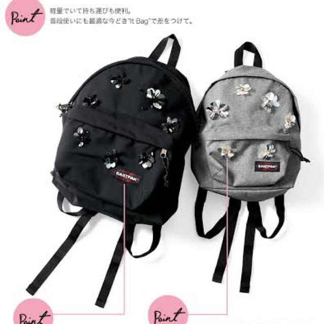 Chesty(チェスティ)のチェスティ chesty ×EASTPAK リュック小  グレー バッグパック レディースのバッグ(リュック/バックパック)の商品写真