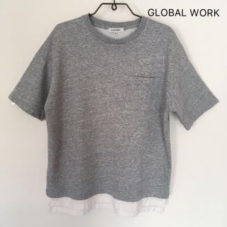 グローバルワーク(GLOBAL WORK)のGLOBALWORK グローバルワーク Tシャツ グレー(Tシャツ/カットソー(半袖/袖なし))