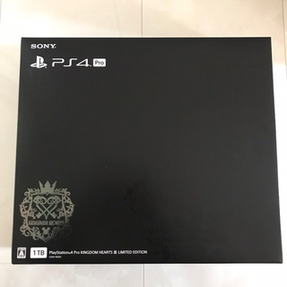 プレイステーション4(PlayStation4)のPS4 Pro キングダム ハーツⅢ 限定エディション(家庭用ゲーム機本体)
