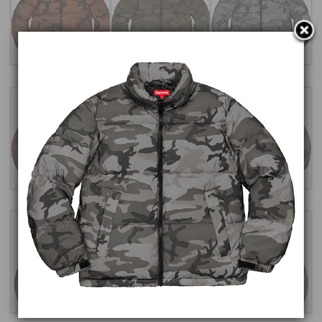 クリスマスファッション Supreme - supreme reflective camo downjacket snow ダウンジャケット