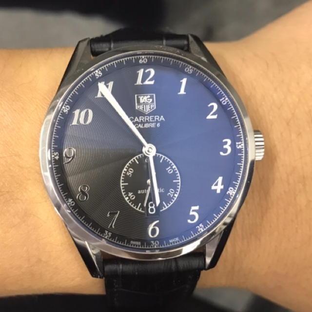 TAG Heuer(タグホイヤー)のTAG HEUERカレラ WAS2110自動巻き　時計 メンズの時計(腕時計(アナログ))の商品写真