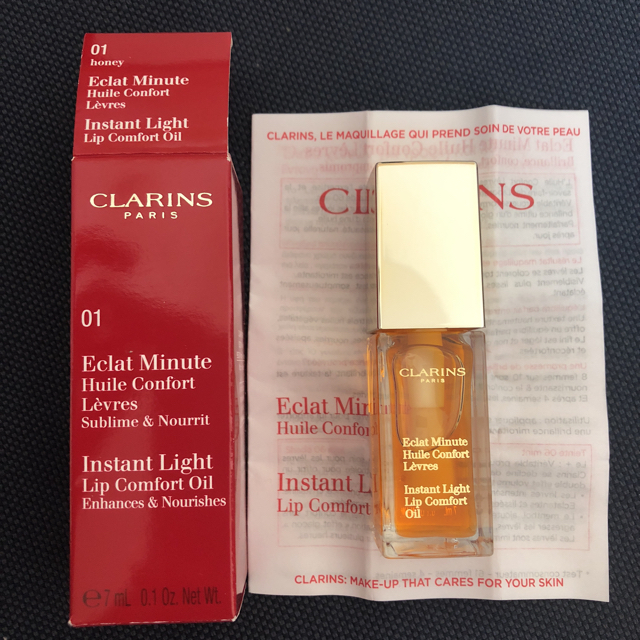 CLARINS(クラランス)のクラランス コンフォートリップオイル 01ハニー コスメ/美容のベースメイク/化粧品(リップグロス)の商品写真