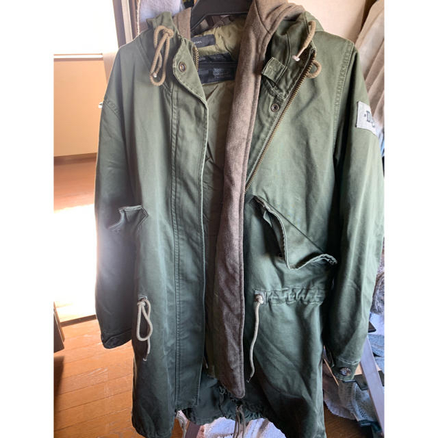 希少‼ダブルステッド‼️️ボア‼️暖かジャケット　コート　ブルゾン　ジャンパー