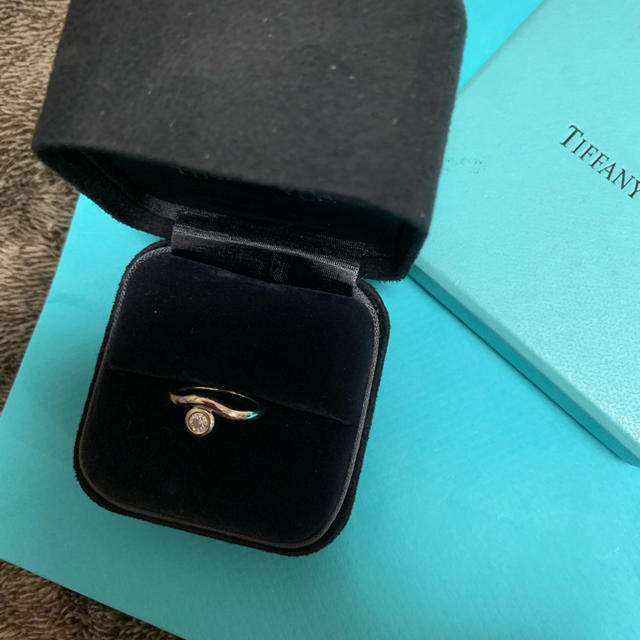 Tiffany & Co.(ティファニー)のティファニー ダイヤ ウエーブリング 美品❣️ レディースのアクセサリー(リング(指輪))の商品写真