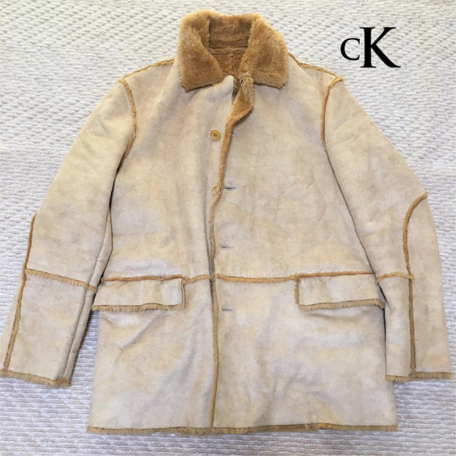 【ムートンコート】CALVIN KLEIN 美品